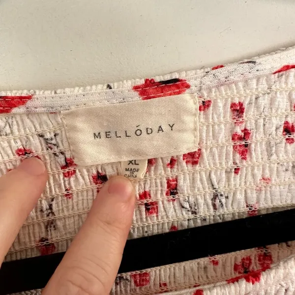 Melloday Women’s Extra Large Floral Blouse - Image 3