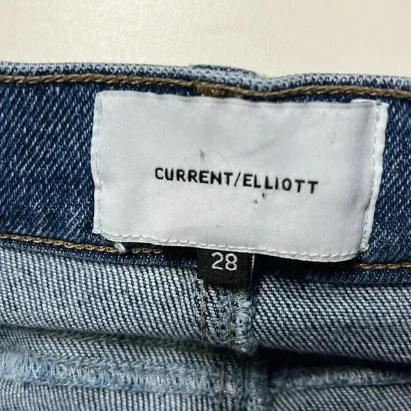Current Elliott size‎ 28 jeans cropped cotton blend denim jeans - Image 8