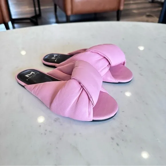 Marc Fisher Olgalia Women's Bubblegum Pink Puffy Slide Sandal‎ Size 5.5 - Image 2