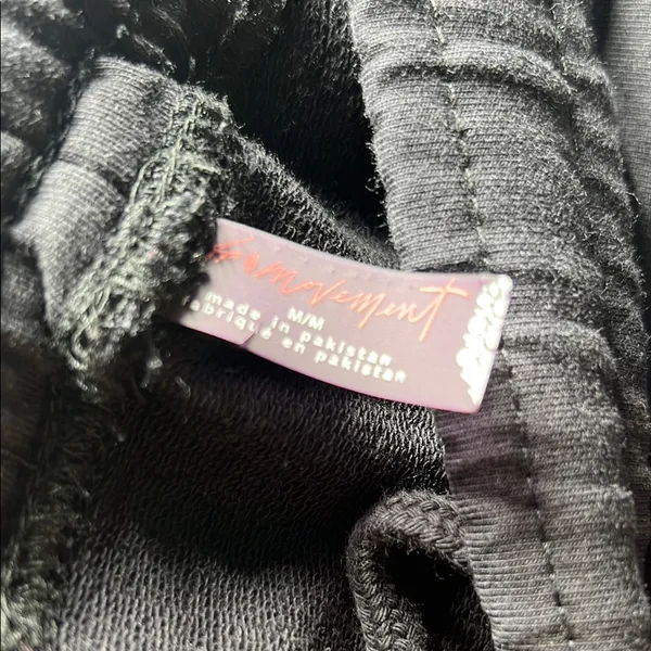 FREE PEOPLE Movement Field Goal Pants Women's Black Jogger. order(52) - Image 2