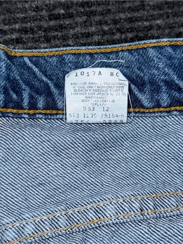 Vintage 90s Levi’s 550 Relaxed Fit Denim Shorts Women’s 11 / 28 USA Made Jorts - Image 6