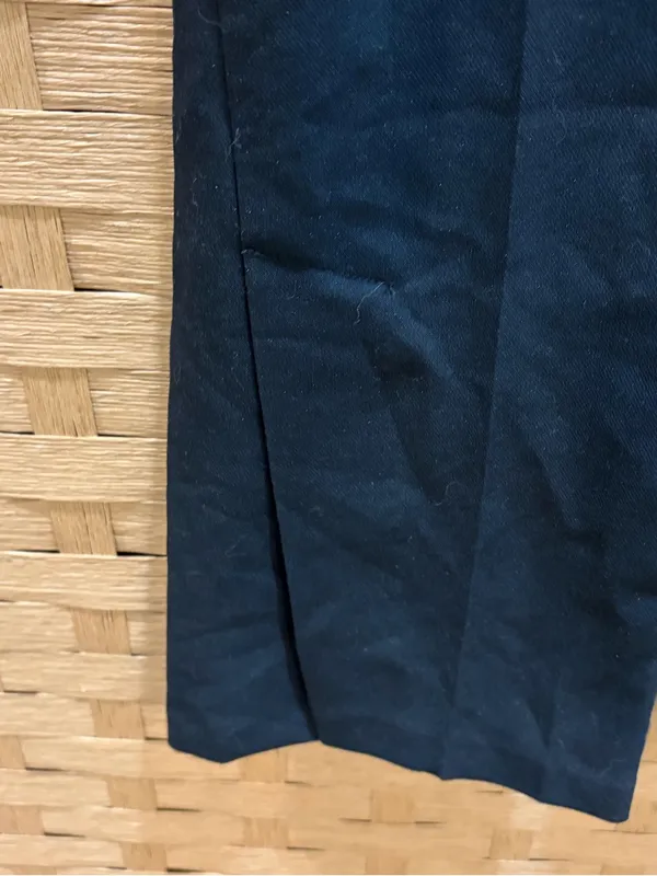 Abercrombie and Fitch Black Wide Slit Leg Trouser Size 24 NWOT - Image 2