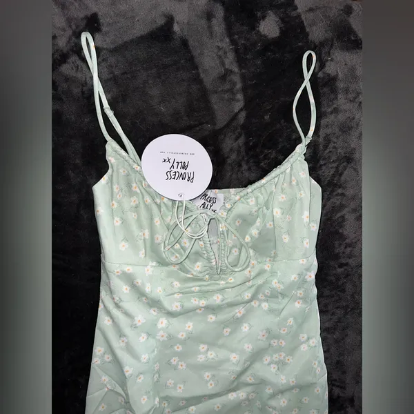 Princess Polly Jasmina Mini Dress in Green Size 2 New with tag - Image 9