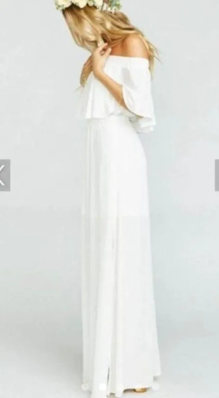 Show Me Your Mumu NEW Hacienda White Maxi Dress - Image 3