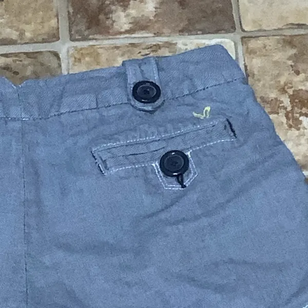 American Eagle Blue Cotton Mid Rise Shorts Size 2 - Image 6