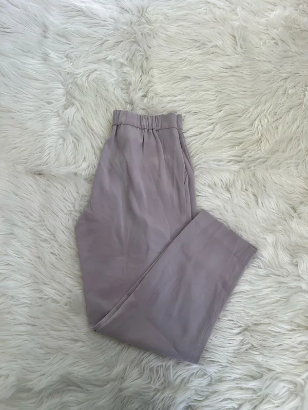 Babaton by Aritzia Conan Tailored High-Waist Ankle Pants in Taupe - Image 2