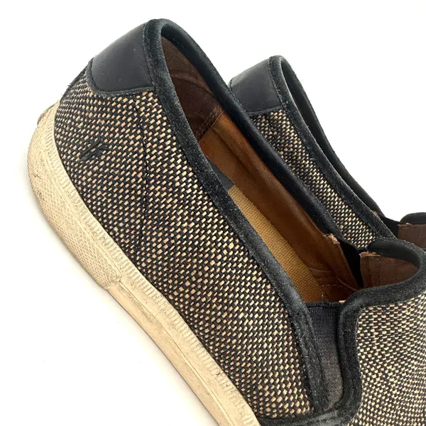 Frye Women's Brown Gia Canvas Slip On Shoes Size 10 - Image 5