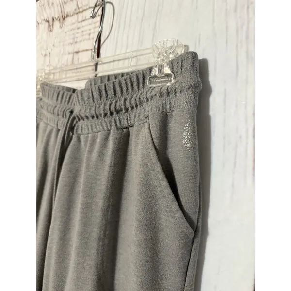FP Movement Sunny Skinny Gray Drawstring Pocket Jogger Sweatpants Size Medium - Image 2