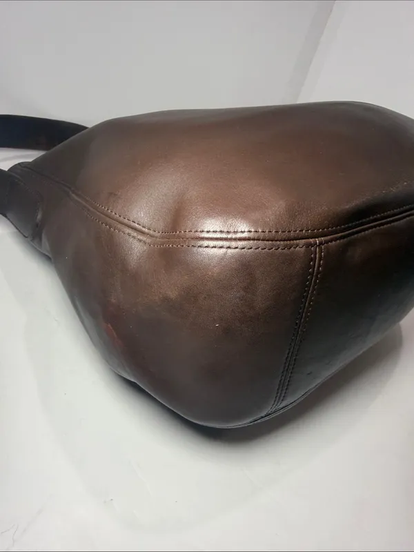 Coach Vintage Soho Zip Hobo 4161 | 1997 USA Made | Brown Leather - Image 6
