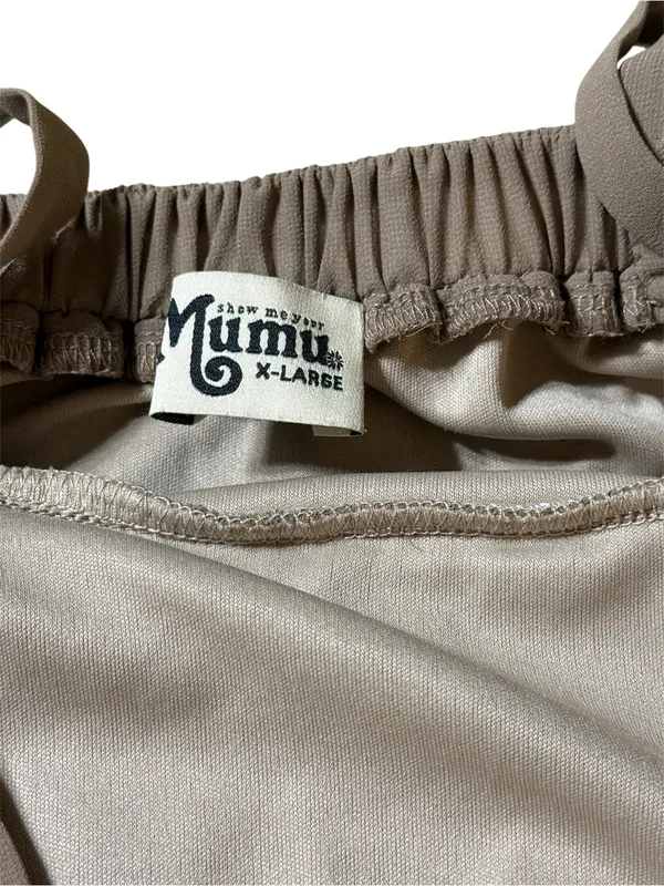 Show Me Your Mumu Dress Womens XL Brown Bridesmaid Backless Gown Amanda - Image 2