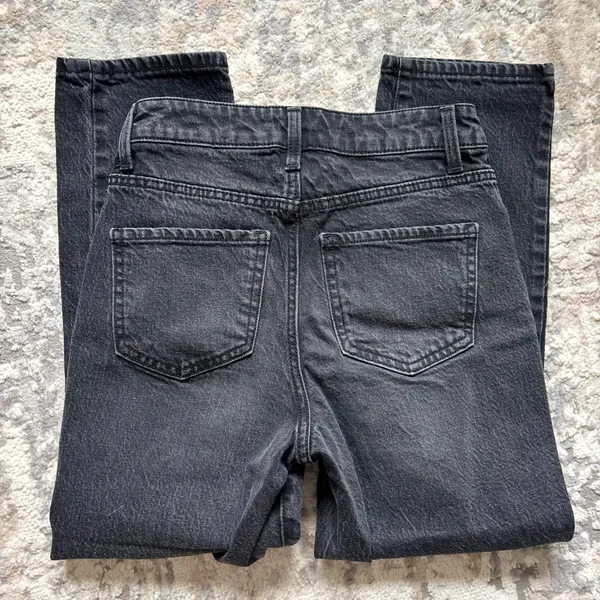 Black hi rise cropped black jeans 26 - Image 8