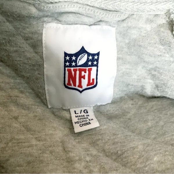 Green Bay Packers Nfl Quilted Quarter Zip Pullover Sweatshirt L - Image 3
