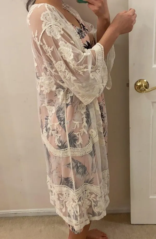 Adiva Lace robe. S - Image 3