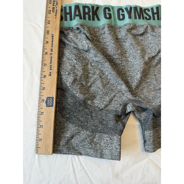 Gymshark grey bike workout stretch shorts size‎ small - Image 5