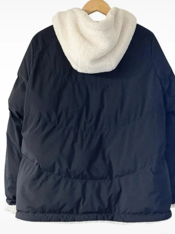 Koolaburra by UGG Reversible Sherpa Puffer Jacket Women’s L Black Cream Size L - Image 5