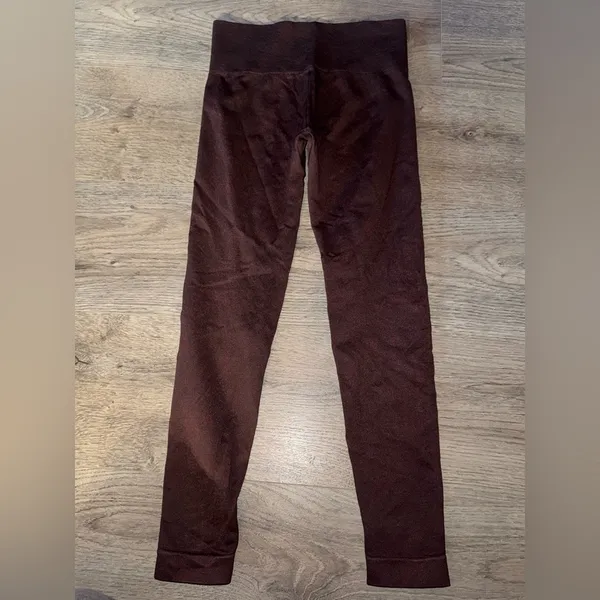 Gymshark Vital Seamless 2.0 Leggings in Gs Rich Maroon MARL - Image 7