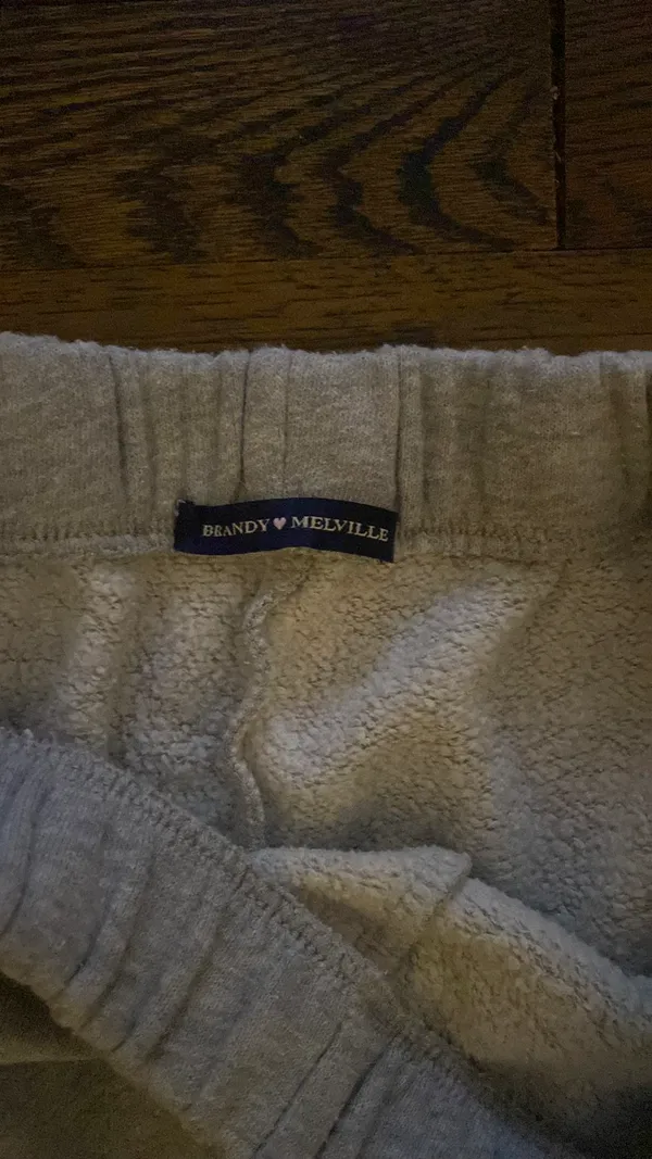 Gray Brandy Melville Sweatpants - Image 2