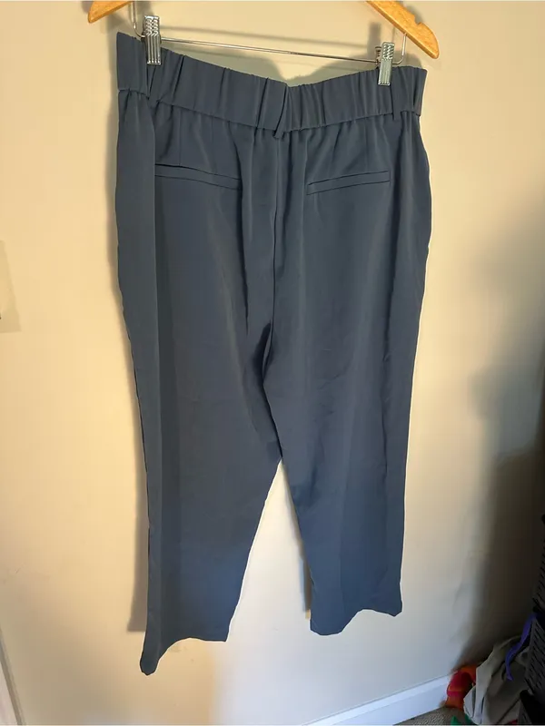 NWOT Halara Flex™ High Waisted Pocket Solid Work Tapered Pants coronet blue xlp - Image 4