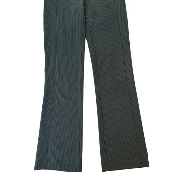 Lululemon Ribbed Softstreme Flared Pant Green High Rise Flare Lounge W5GVKS 4 - Image 2