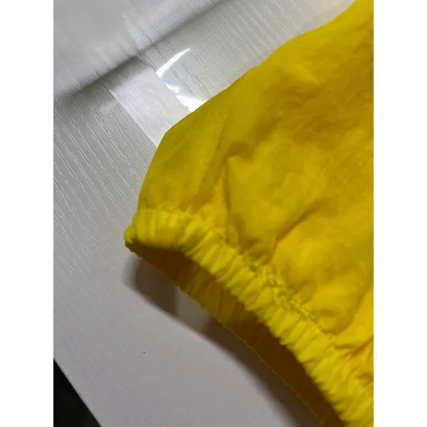 Free‎ People Movement Yellow Babydoll Windbreaker Zip Up Jacket XS Neon - Image 12