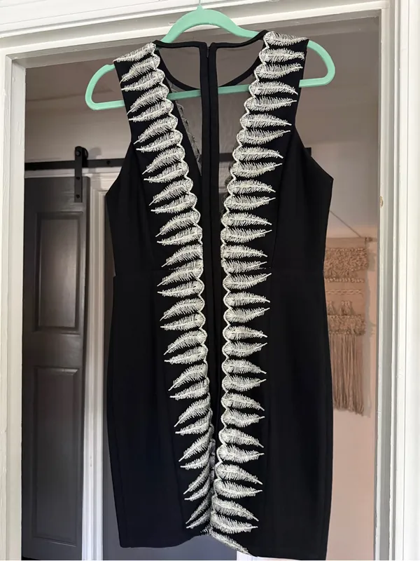 Fabrik Black Cocktail Dress - Image 3