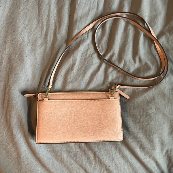 Cream Pink kate spade purse - Image 3