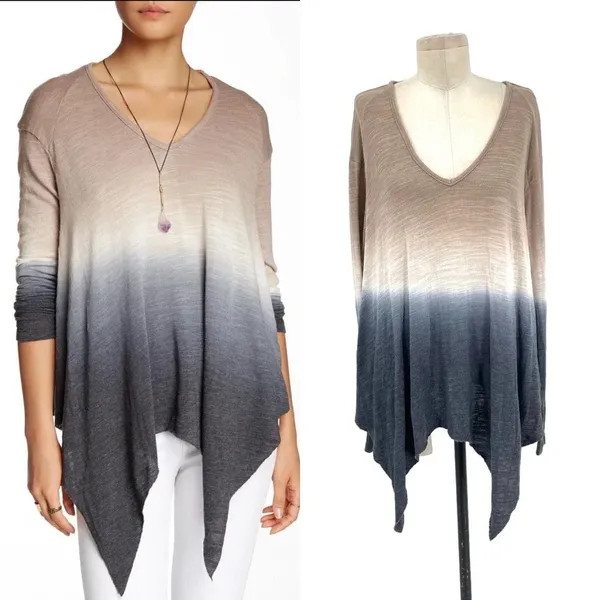 Young Fabulous & Broke Gabby‎ Asymmetrical Tie Dye Sweater Size Medium - Image 2