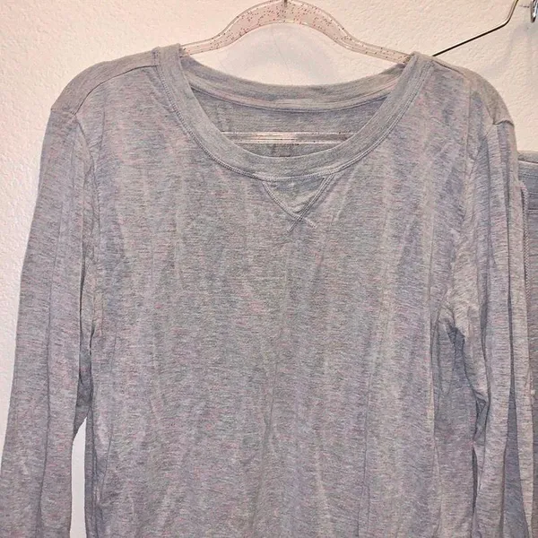 Felina Gray Pajama Set Stretch Cody Long Sleeve Pants - Image 3