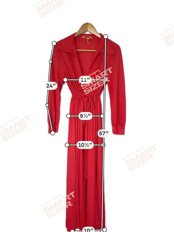 Vintage 1970s Sears Plunge maxi dress - Image 2