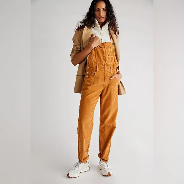 Free people ziggy cord overall jumpsuit - Image 2