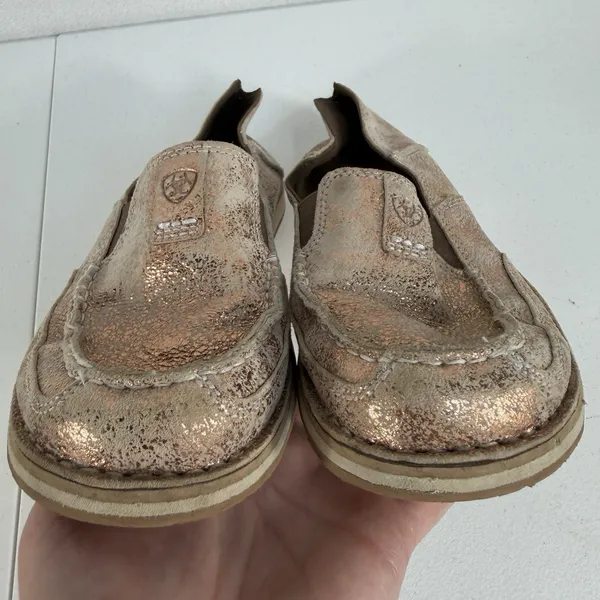 Ariat Women's 8 Antique Metallic Cruiser‎ Loafers Lightweight Comfort Leather - Image 11