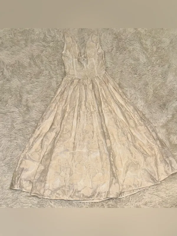 NEW House of CB Emmelina Embroidered Corset Bodice Cocktail Dress Sz S - Image 7