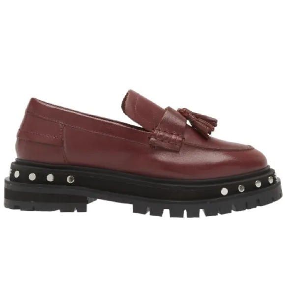 Free People Teagan Tassel Loafer-Mulberry Size 8.5 - Image 3