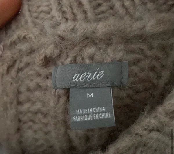 oversized tie back sweater - Image 4