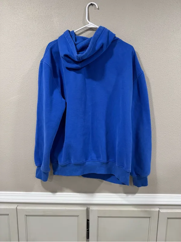White Fox Blue Sweatshirt - Image 4