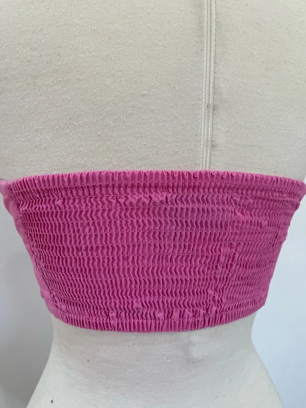 RUNAWAY The Label Ayla Hot Pink Crop Top Tiered Maxi Skirt Set XS - Image 5