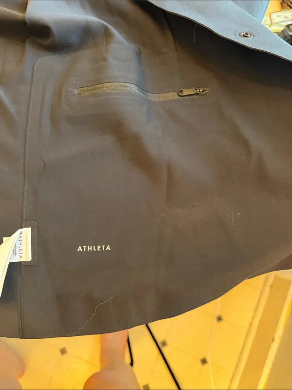 Athleta Avenues Blazer Women's Black Open-Front Blazer size 22 - Image 13