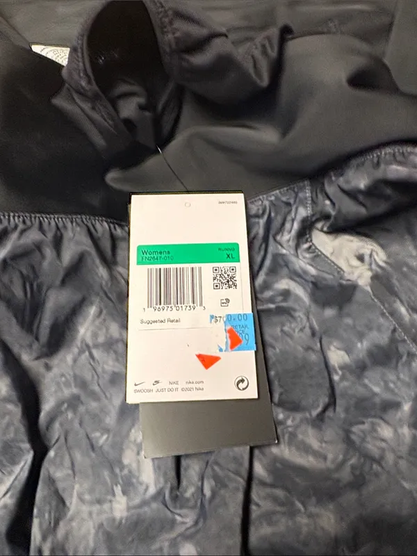 Nike Trail Repel Women's Black Marble-Print Running Shorts xl - Image 3