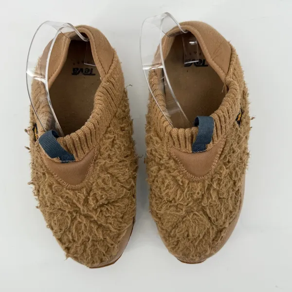 Teva ReEMBER Moc Fleece Slipper Moccasin‎ Sand Dune Tan Women 7 1120163 - Image 3