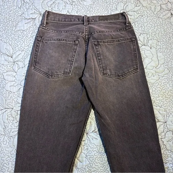 GRLFRND Karolina High Rise Straight Jeans Montego Bay Wash Button Fly Sz 23💛 - Image 7