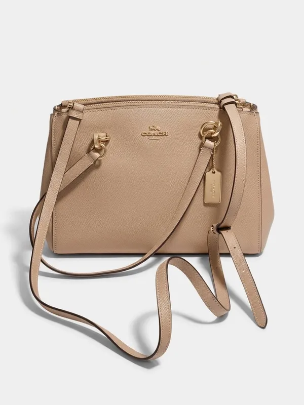 Coach Crossgrain Leather Mini Christie Carryall Handbag - Image 4