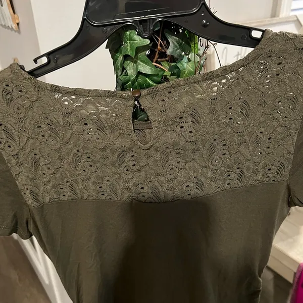 COPY - Women’s Green Motherhood Small Maternity Top - Image 3