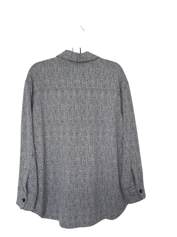 Athleta‎ Women Large Braiden Textured Shirt Jacket Shacket Granolachic Normcore - Image 4