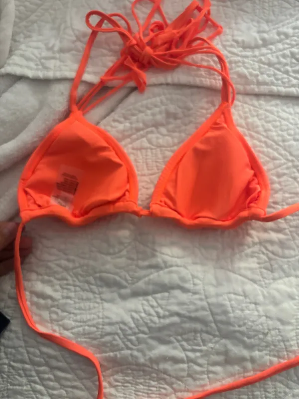 PQ Swim Top Orange - Image 3