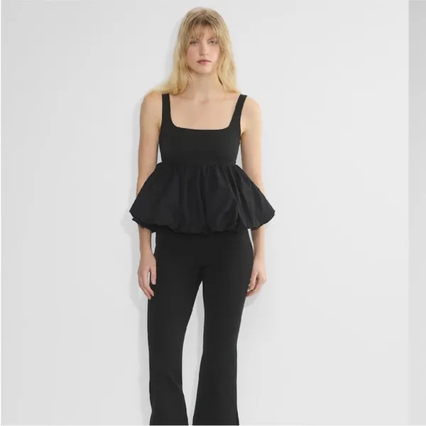 NEW Aritzia Wilfred Women’s Salvo Top Squareneck Bubble Tank Top - Image 3