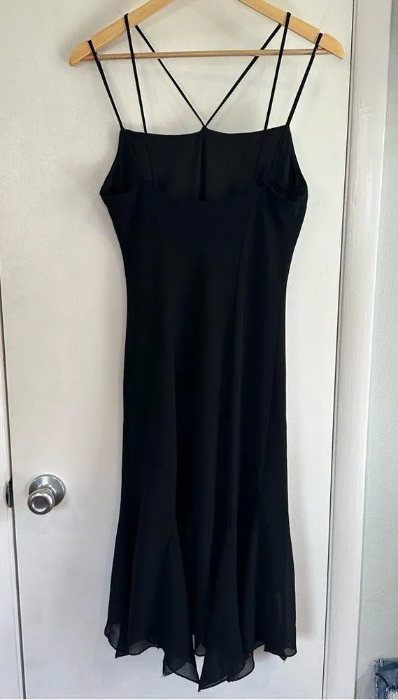 Aspeed USA 90s/y2k Vintage Asymmetrical Whimsygoth Midi Dress. Size: Medium. - Image 5