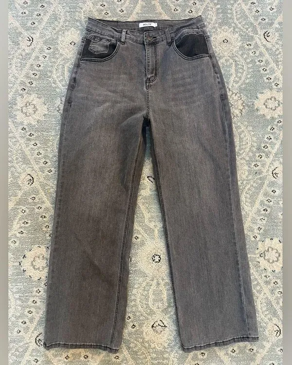HDLTE Wide Leg Baggy Jeans - Image 3