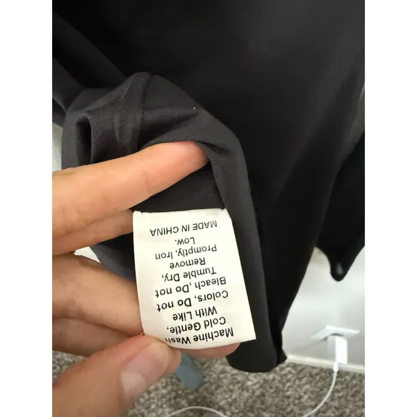 Princess Polly Black Mesh Long Sleeve‎ Bustier Mini Dress US 4 Halter Tie Neck - Image 5