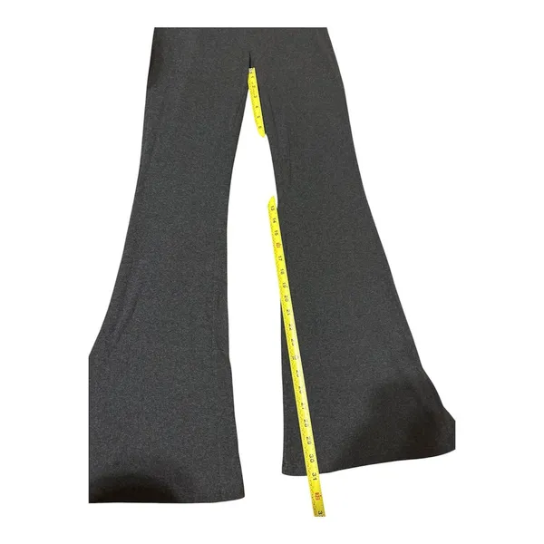 Aerie Ribbed Flare Pants Size Medium Grey - Image 5