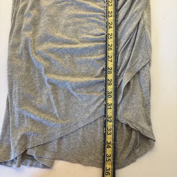 Altard State Dress Sm Asymmetrical Twist Front Pullover Heathered Tan Party XS - Image 9